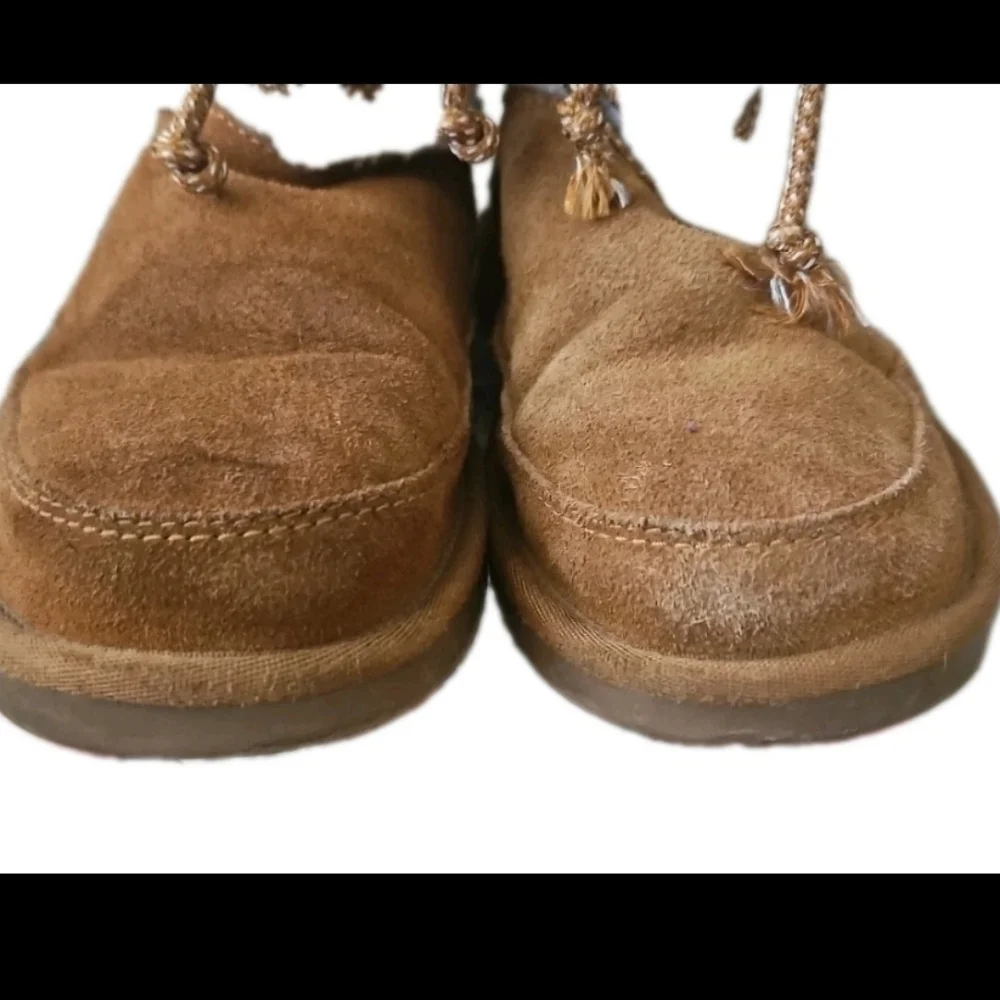 Koolaburra Ugg Junior Girls Tan Michon Short Shearling Warm Winter Boots 3